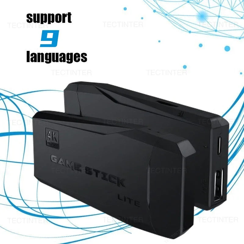 Retro Game Stick 4K 64GB | Wireless Console with 20,000+ Classic Games